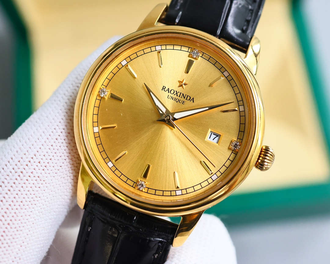 White 750- Gold 800. 2? 0? 2? 4? New ???? RAOXINDA (real photo) Business series, all watches in 316L stainless steel, elegant and grand! A perfect polygonal curved case made of 316L steel! Paired with imported sapphire glass, Italian water-resistant leath