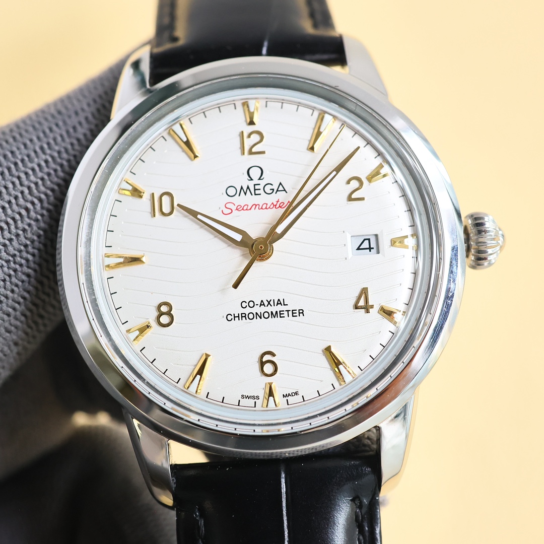 White 1100 Gold rose 1150?? New Omega Seamaster collection! ???? took up to six months! Ultra-thin automatic mechanical watch for men, with imported original 9015? movement (not market domestic), 28,800 vibrations per hour, zero rework ? quality, 40mm dia