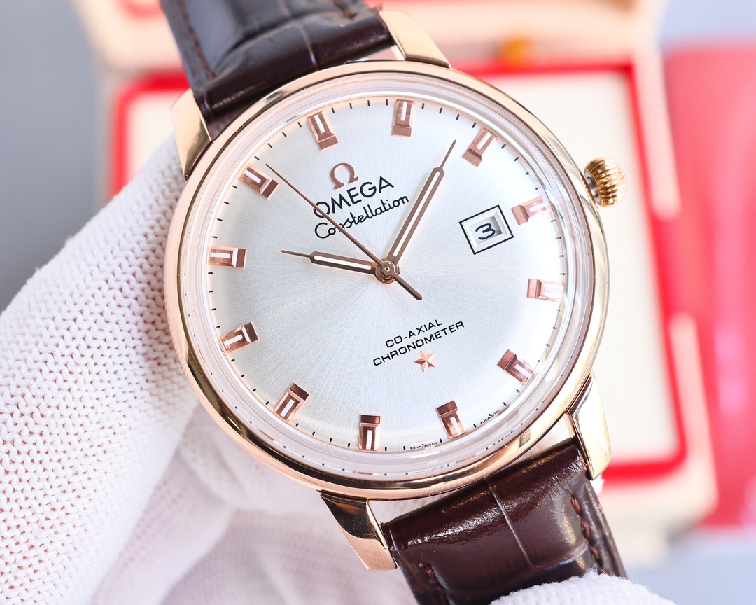 White 1200- Gold 1250. Omega DEE Fly collection brand NEW HOT RELEASE ???? It took up to 6 months! Ultra-thin automatic mechanical watch for men, with imported original 9015? movement (not market domestic), 28,800 vibrations per hour, zero repair ? qualit