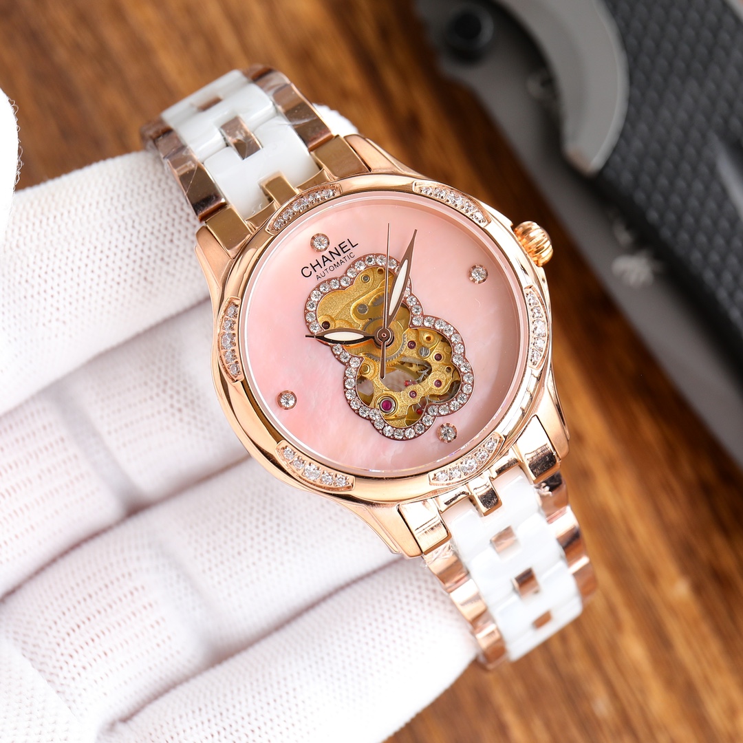 Leather strap 650 Ceramic strap 670 White gold same
Brand: CHANEL -CHANEL
Type: [Cool] Ladies' watch
Case: 316 stainless steel (excellent workmanship)
Strap: Imported calfskin/ceramic strap (two options available)
Movement: Imported Citizen automatic mech