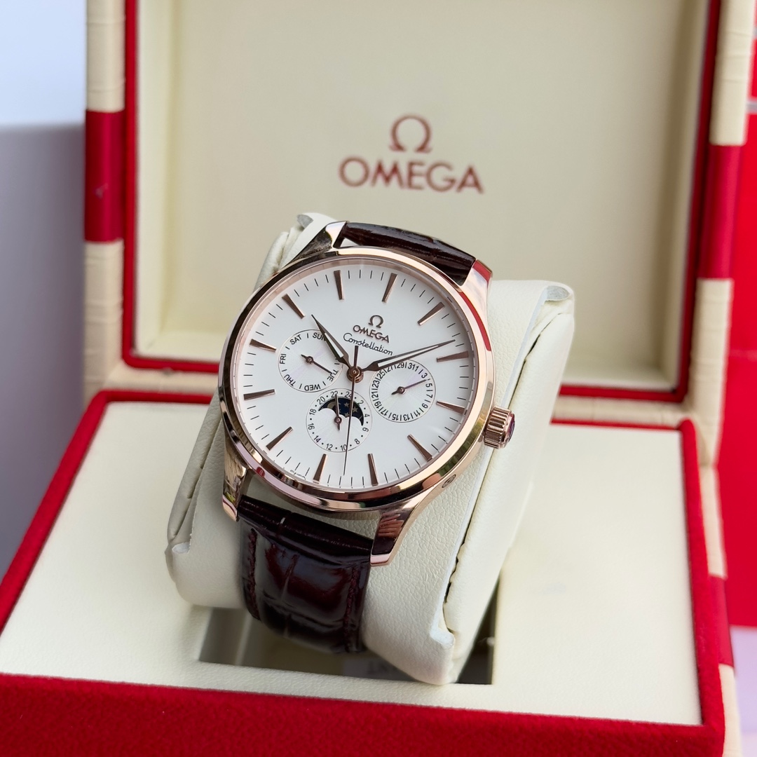 White shell 520, rose gold 540, steel band +20. ???? Seamaster upgraded multi-function model with multi-function 3836 movement quality GUARANTEED case side exquisite brushed finish has always been imitated for PICTURE movement ???? [New upgraded ELEGANT h