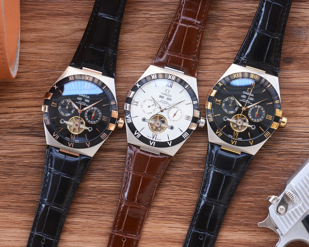 ?? White shell 550 Gold shell 570
Noble luxury trendy fashion ????
New octagonal style exquisite hits ????
?? Latest ?? : Omega ?? latest design ?? flywheel masterpiece ????
?? Latest ?? : Luxury men 's watch
[Strap] : Genuine cowhide strap
?? Movement ??