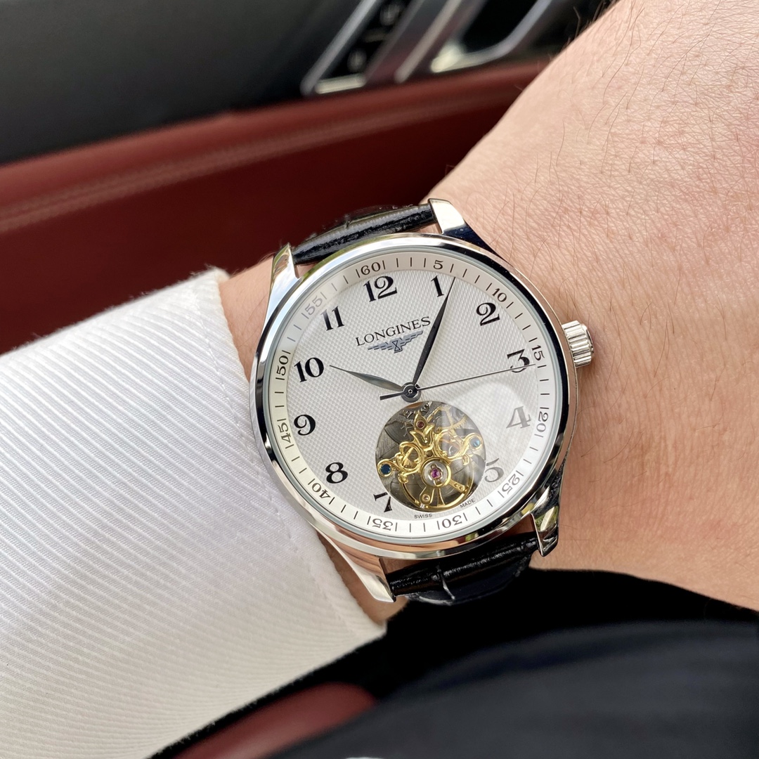 White case 550, rose gold 570. ?? Fall 2024, Master's Latest Tourbillon ?? Longines ? ? Fine men 's watch ?????? Multi-functional design, noble and elegant, gentlemanly style, excellent quality, selling all over the city. ?? With automatic mechanical move
