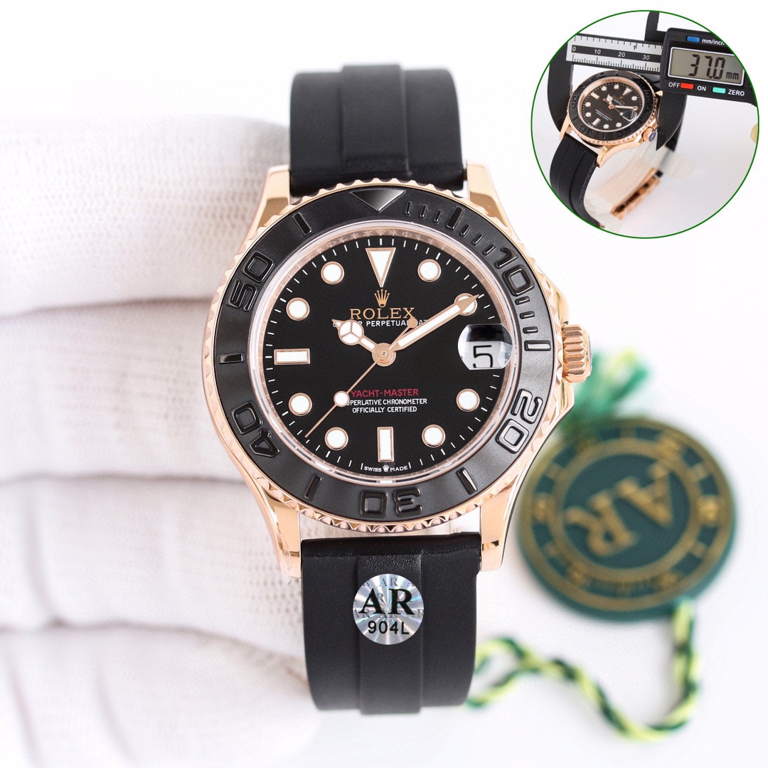 White shell 1200 room Rose gold 1250
The latest Rolex Yacht Master Model YM37 in 2024
The most water-resistant female model on the web

Equipped with a brand-new ETA2824 automatic mechanical device
Diameter: 37mm
Water resistance: 5ATM super water resista
