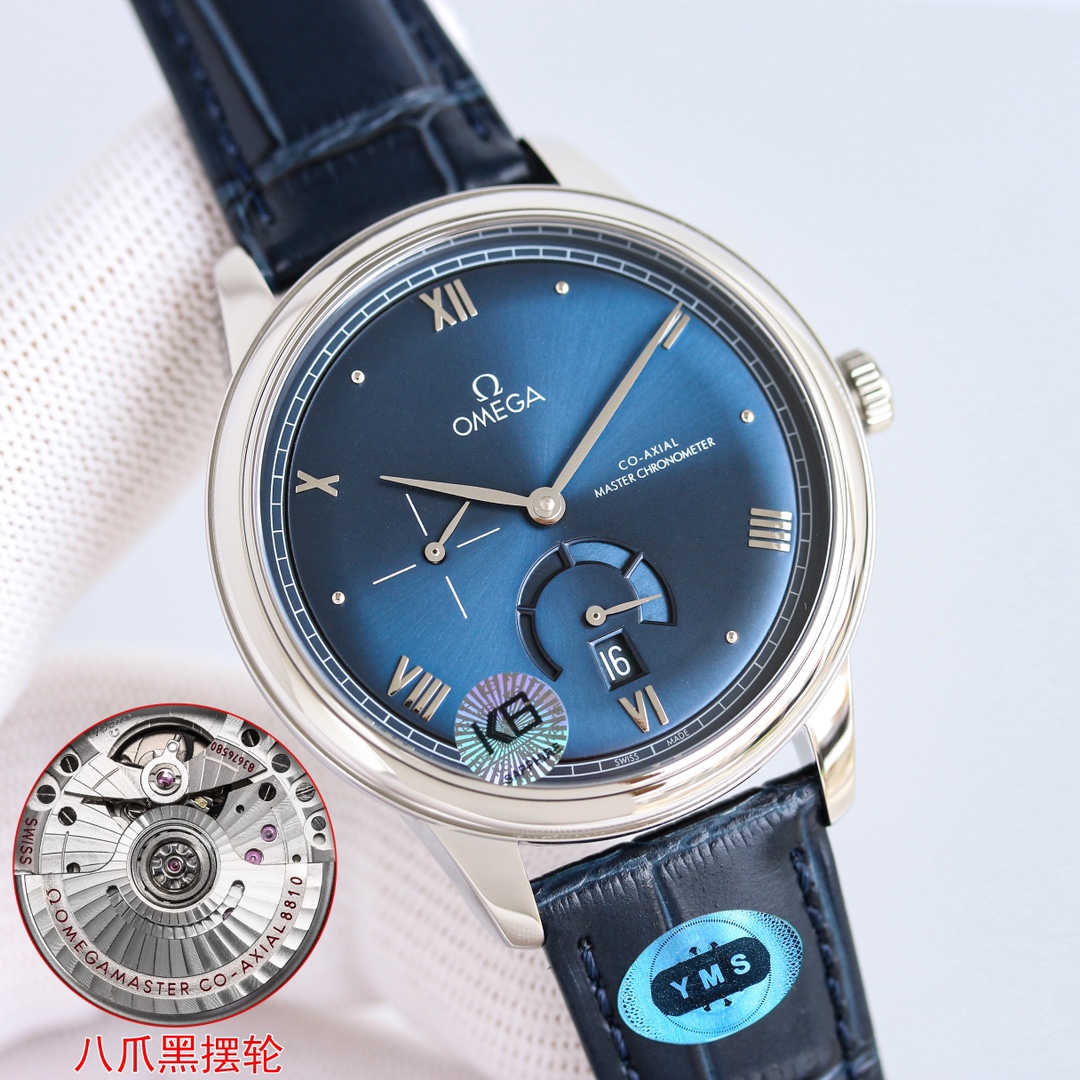 White Shell 1400 Rose Gold 1450
From YMS: The third generation Butterfly Fly ELEGANCE MAKES a grand debut ??
1? The latest Omega De Ville collection Elegance small seconds automatic mechanical men's steel strap new upgraded version 41 diameter synchronous