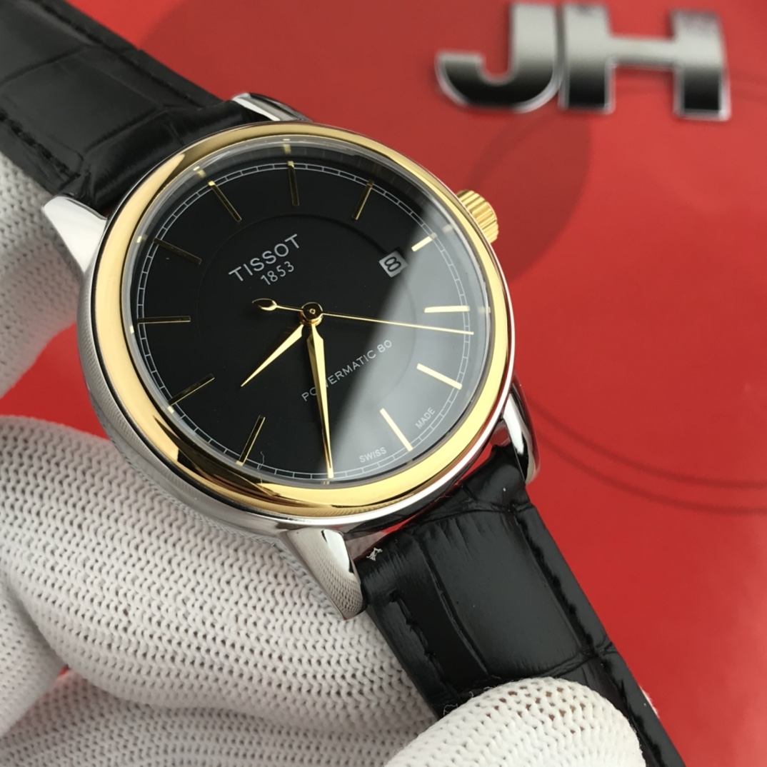 White skin 500. Gold ?20. Steel strip ?20.
Tissot T085, Classic Carson men's watch
Dimensions: 40mmX11mm
Crystal: Sapphire glass
Movement: Imported Citizen 8215 movement
Power: 48-hour power reserve
Material: Durable 316 stainless steel
The dial features 