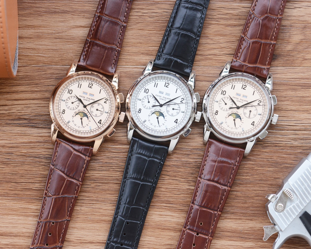 White 520, gold 540
White steel 540, gold steel 560
Men LOVE multi-function watch ??
[Latest] : Patek Philippe ?? Best design ?? Exclusive launch ??
?? Type ?? : Fine men's watch
[Strap] : 316 stainless steel/real cowhide strap
?? Movement ?? : High-end a