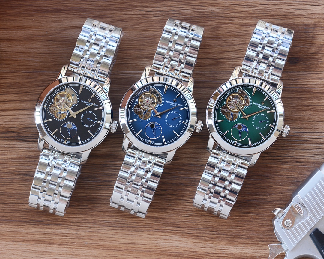 White skin 520, rose skin 540
White steel 530, rose steel 550
Men LOVE multi-FUNCTION WATCH ??
[Latest] : Vacheron Constantin ?? Best design ?? Exclusive launch ??
?? Type ?? : Fine men's watch
[Strap] : 316 stainless steel/real cowhide strap
?? Movement 