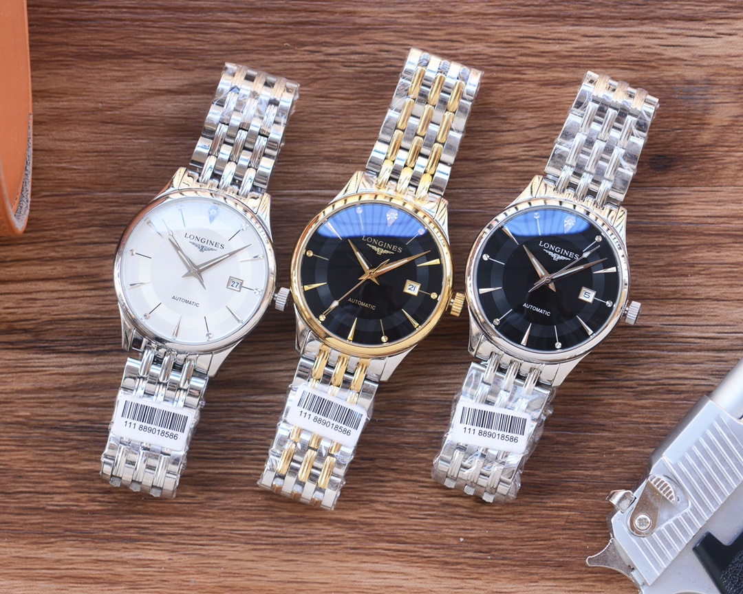 - White 570 Gold 580 steel band plus 10
???? Real photos
Brand: LONGINES
Type: [Cool] Men's watch
Case: 316 stainless steel (with fine workmanship)
Strap: Imported calfskin/top-grade 316 stainless steel (two options available)
Movement: Imported Citizen 8