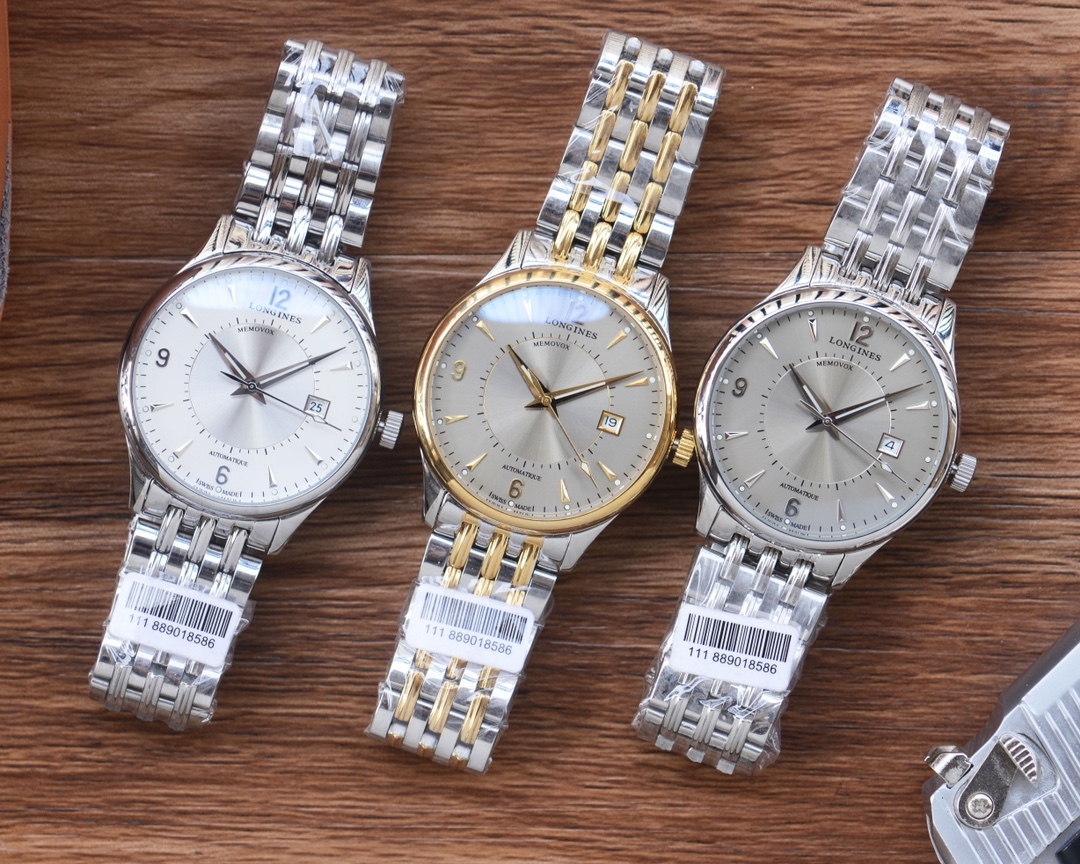 - White 570 Gold 580 steel band plus 10
???? Real photos
Brand: LONGINES
Type: [Cool] Men's watch
Case: 316 stainless steel (with fine workmanship)
Strap: Imported calfskin/top-grade 316 stainless steel (two options available)
Movement: Imported Citizen 8