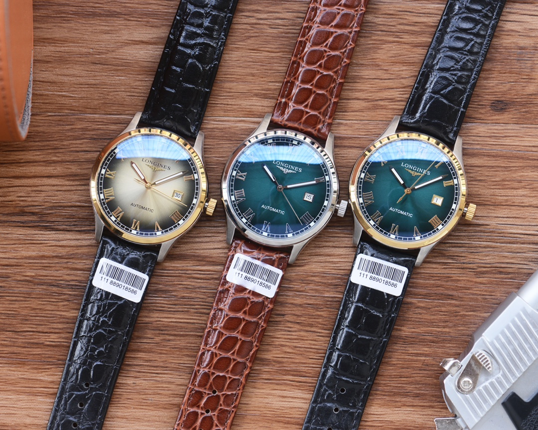 - White 570 Gold 580 steel band plus 10
???? Real photos
Brand: LONGINES
Type: [Cool] Men's watch
Case: 316 stainless steel (with fine workmanship)
Strap: Imported calfskin/top-grade 316 stainless steel (two options available)
Movement: Imported Citizen 8