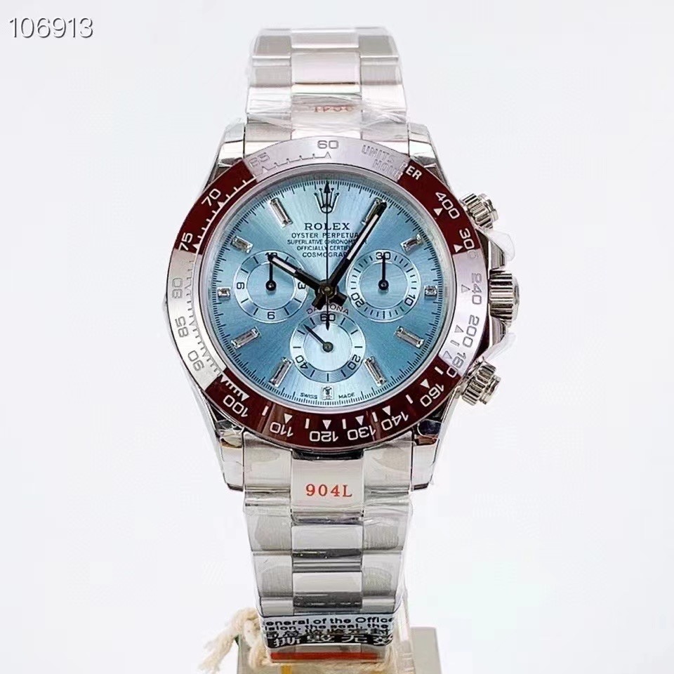 Ultra Thin Daytona A case 7750 first gear 12.4mm
Series: Cosmograph Daytona series
Style: m116515ln-0017 men's watch
Dimensions: 40mm??12.4mm measured
Movement: 7750 movement with the date holder removed
Features: hour, minute and second, chronograph func