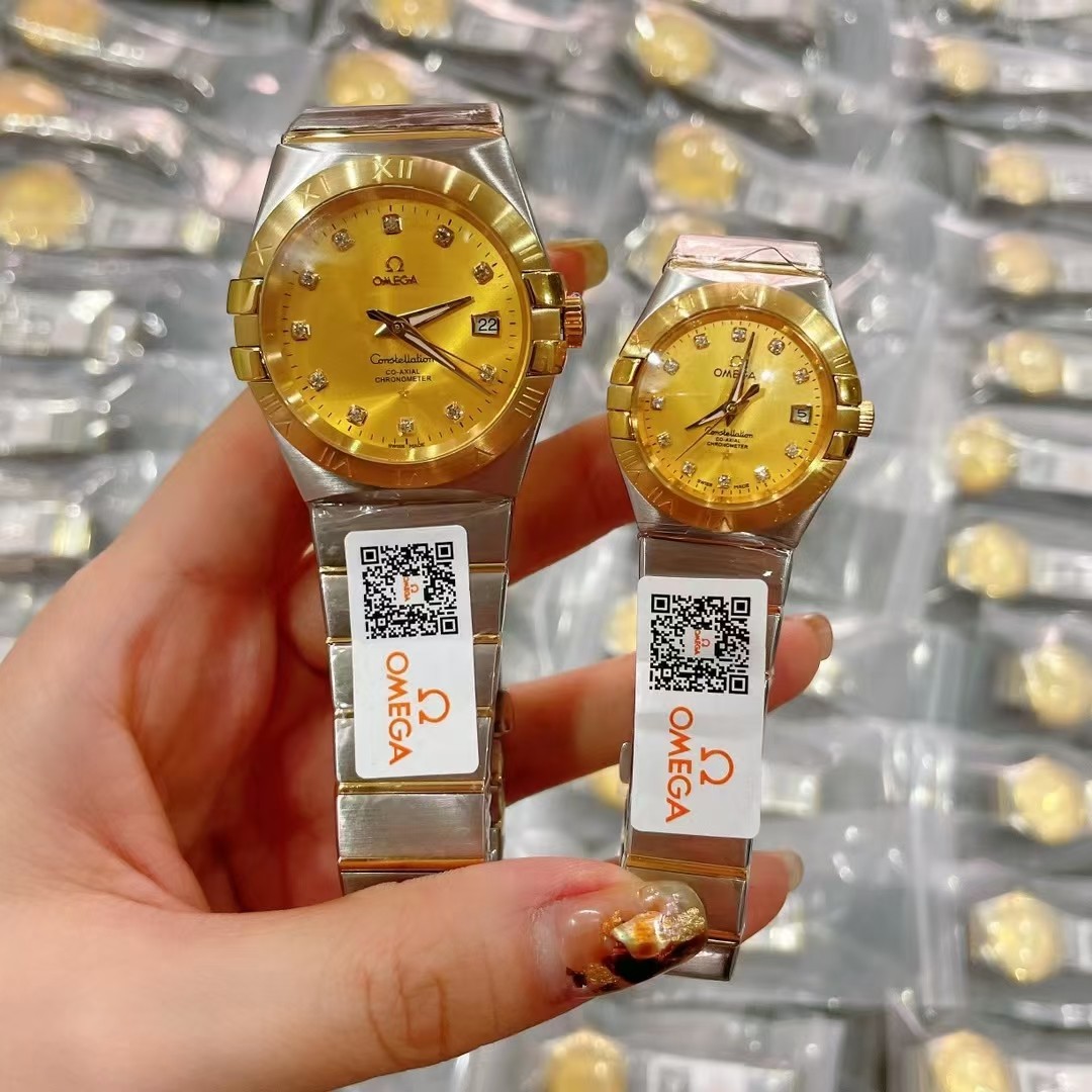 Notice of arrival ?? Omega.320
Constellation Collection ?? Golden Couple ??
Fully automatic mechanical ? ? Sapphire mirror quartz, mechanical too