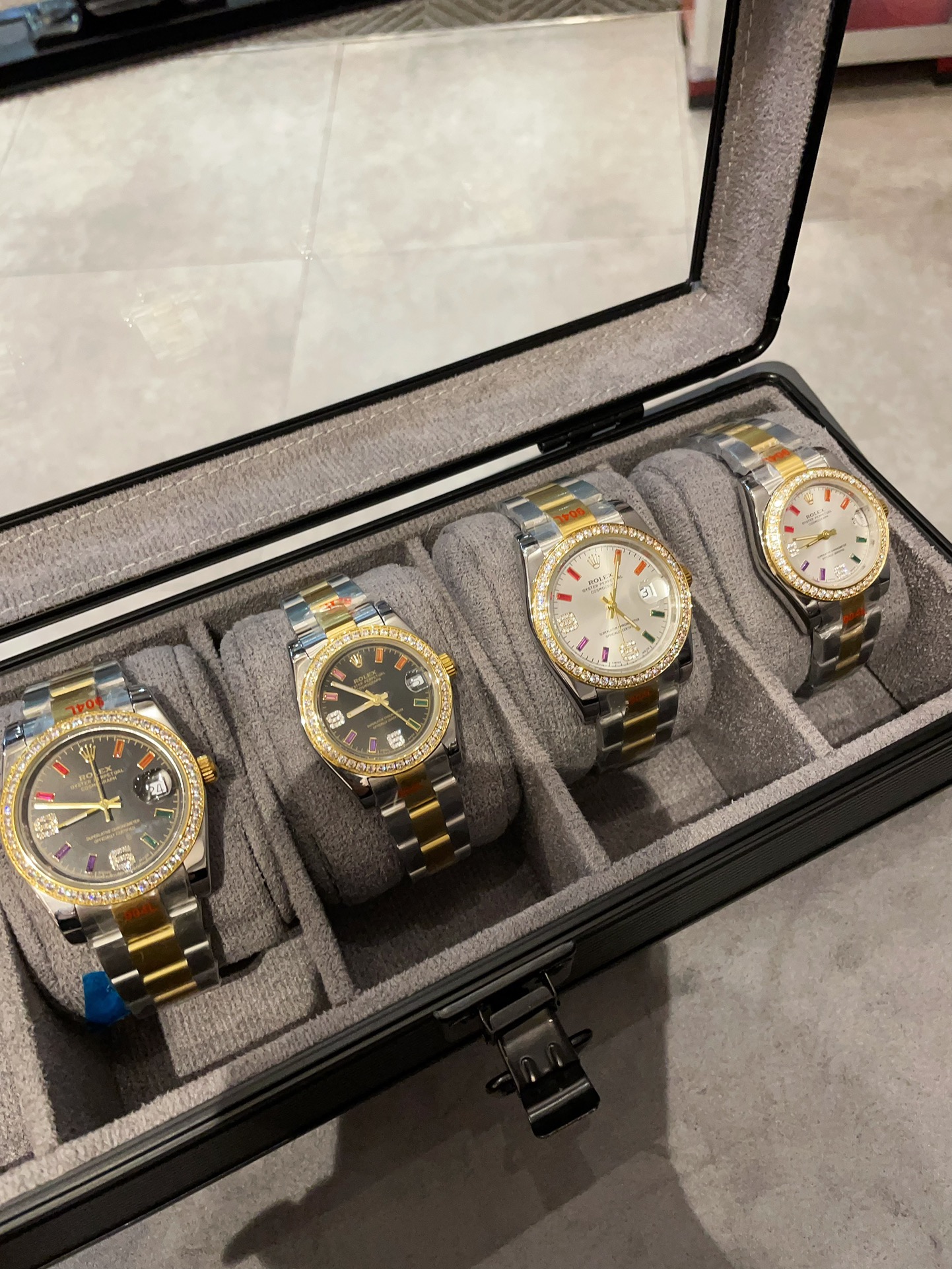 ?? White 260 Gold 280
Rolex Datejust Classic Women 31 Men 38 Solid three-bead steel strap - original buckle ?? ? Little Red Book Hot recommendation Design shows unique noble elegance goddess temperament! 316 stainless steel case with Swarovski crystals an