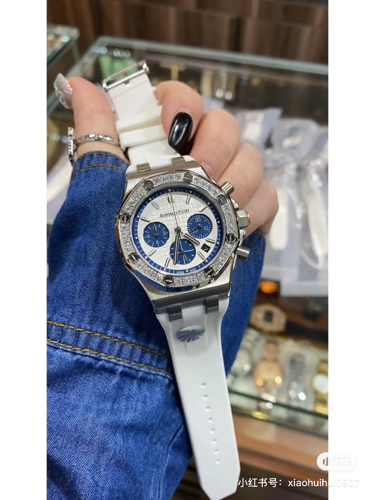 ?? 360-ootd | Watch sharing | Goddess Princess text
One of the most asked Ap26231ST? bet you will definitely be tempted ????
37 diameter, goddess style, bezel set with a full ring of diamonds ??, multi-color dial, multi-functional chronograph combination 