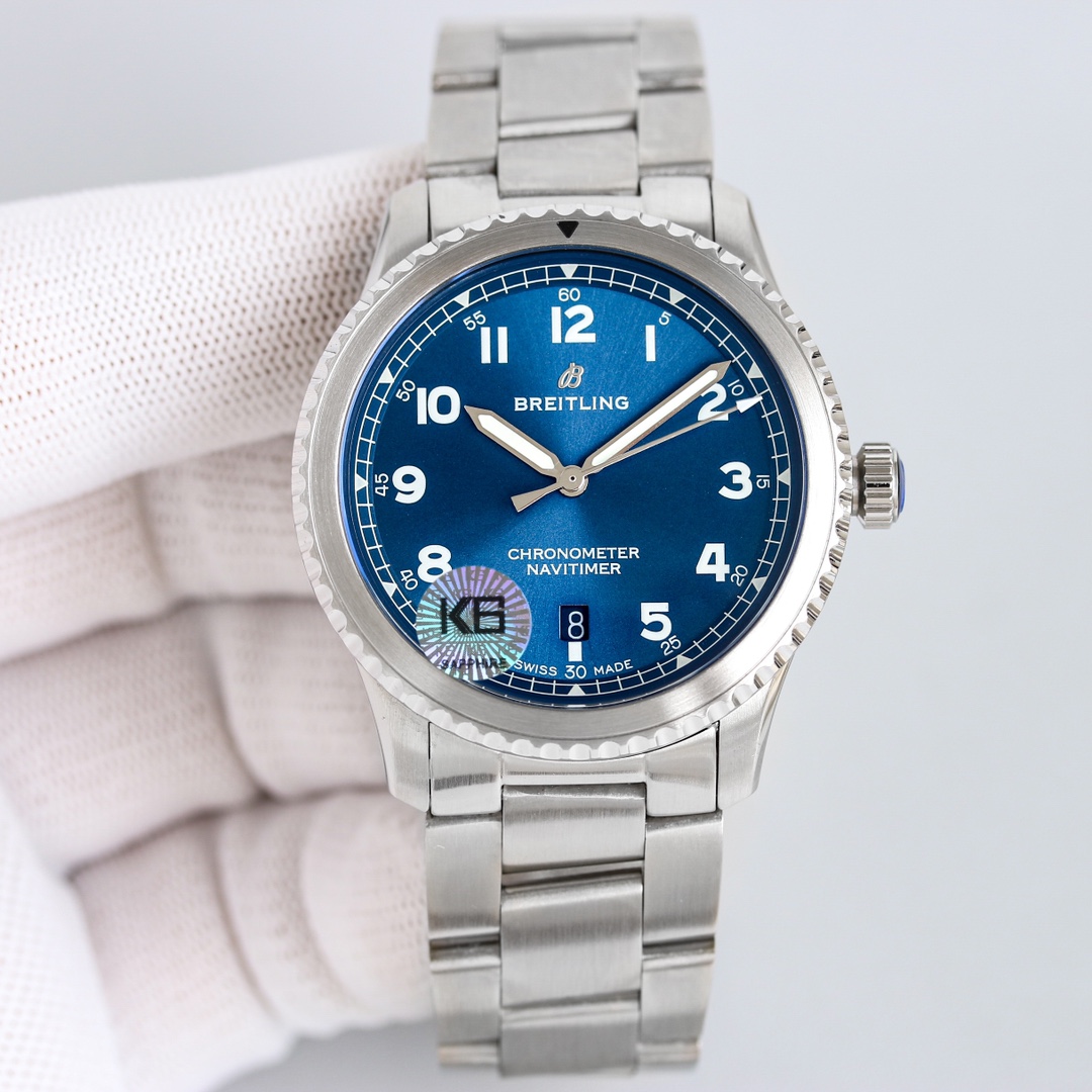 Steel band: 1400
On the occasion of the golden autumn National Day, Breitling Pilot 8 offers a great deal [Rose][Rose][Rose]BLS from ?? must be a masterpiece!
Breitling Pilot Legend Aviation Collection, classic, simple and elegant design, stylish and eleg