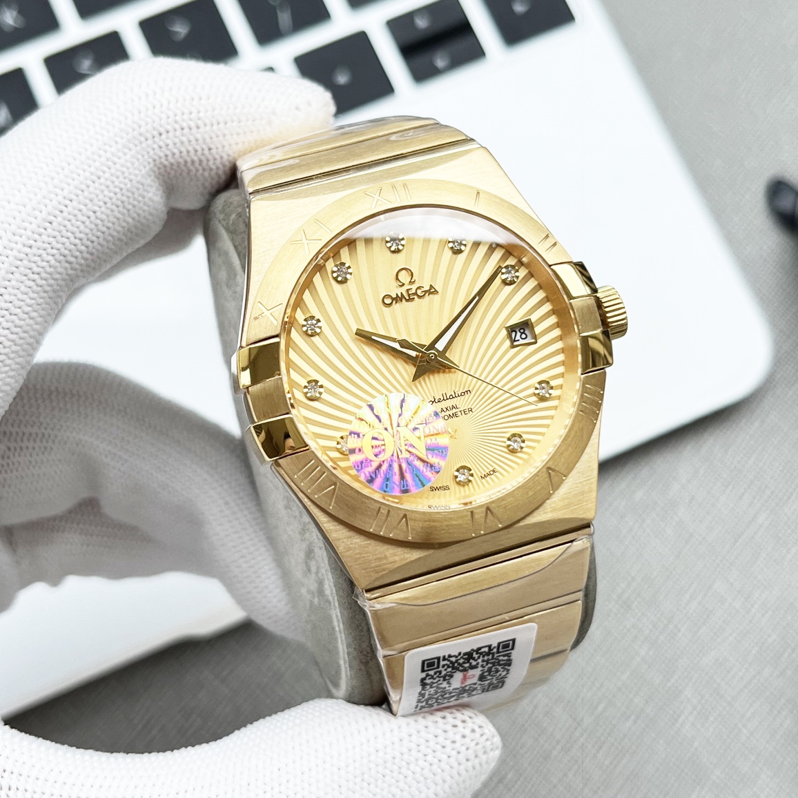 - Aperture 590 Diamond bezel 610(gold and white same)
TW factory omega Double Eagle Constellation collection, men with original Citizen modified 8500 mechanical movement...... (Zero repair) Swiss machine quality 100% super waterproof luminous, double sapp