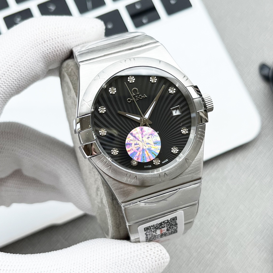 - Aperture 590 Diamond bezel 610(gold and white same)
TW factory omega Double Eagle Constellation collection, men with original Citizen modified 8500 mechanical movement...... (Zero repair) Swiss machine quality 100% super waterproof luminous, double sapp