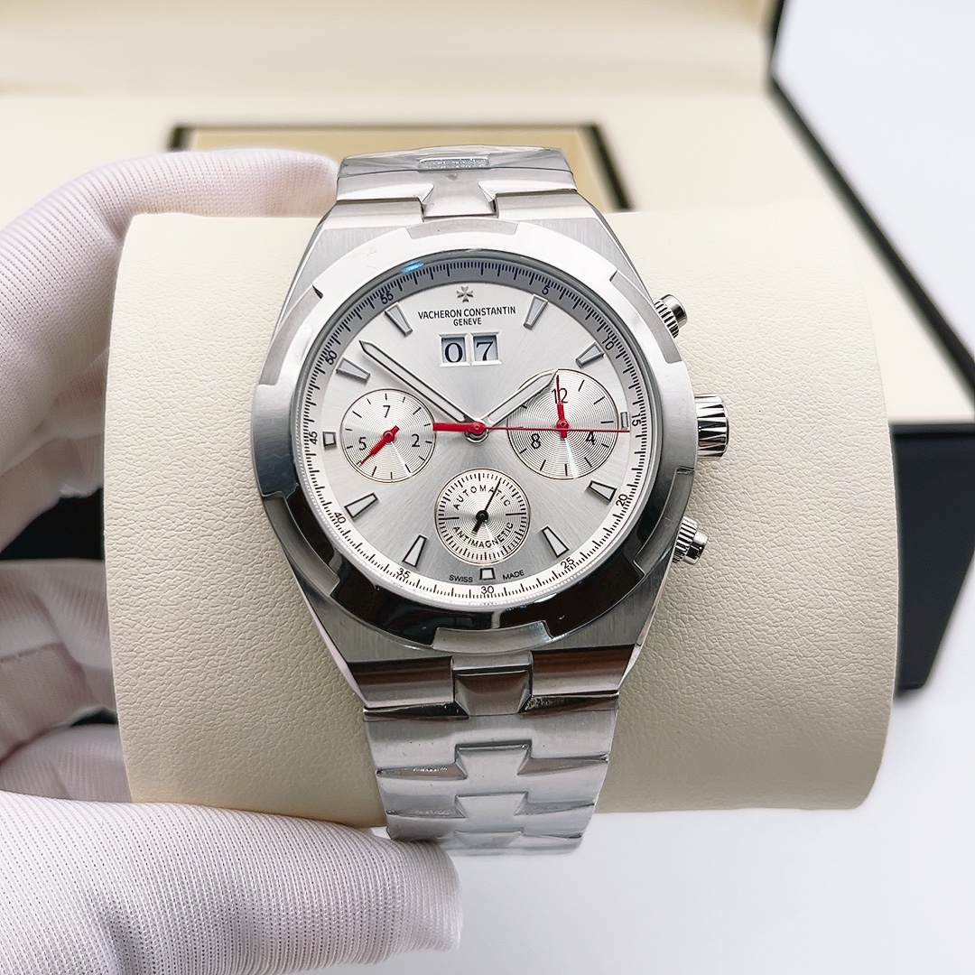 The Vacheron Constantin Six hands mechanical watch for men features a dial crafted with the latest engraving technique, with a simple and elegant design that is classic yet distinctive. It is a rare gem on the wrist [rose][Rose][Rose] dimensions 42mm - 11