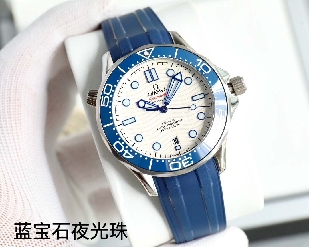 Tape 650, steel tape 690, gold +20. (Citizen clamping machine, concave Night Pearl)
Official Strong recommendation 2023 Omega Seamaster 300M Diver watch Exclusive quality across the web
[Ceramic bezel] Original sapphire ceramic bezel (concave night pearl)