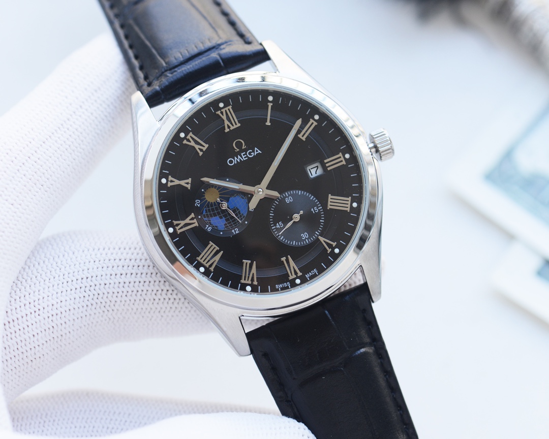 Gold and white: Belt 500, steel belt 520
Brand: OMEGA -OMEGA????
Type: Men 's watch ????
Case: Top 316 stainless steel L
Strap: Imported calfskin strap /316L stainless steel strap
Movement: Automatic mechanical movement ??
Mirror: Mineral scratch-resistan