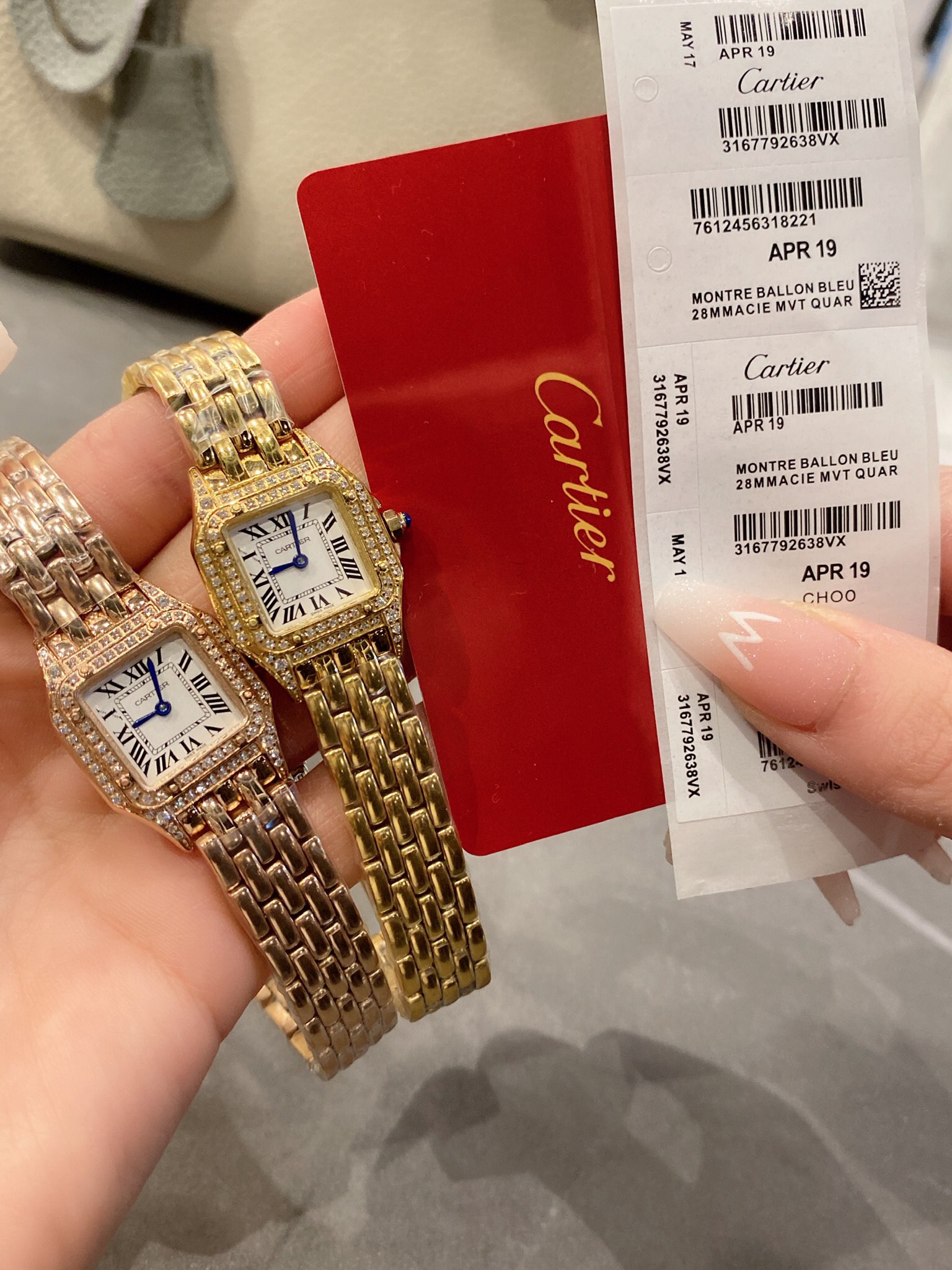 ?? Gold rose 390 small 22MM arrival "MJ" Cartier -Cartier New upgraded Cartier Panthere de Cartier The Cartier Panthere de Cartier collection interprets confidence and elegance with exquisite and dynamic design and modern style. Its lines are smooth and a