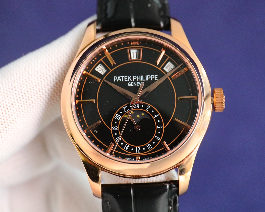 Classic works: White skin: starting from 1400, Rose light: 1450
?????? Patek Philippe Complication Timepiece collection hits the market, blending the art of living with time to show legendary charm!
Brand: Patek Philippe
Collection: 5205R-010
Style: Men's