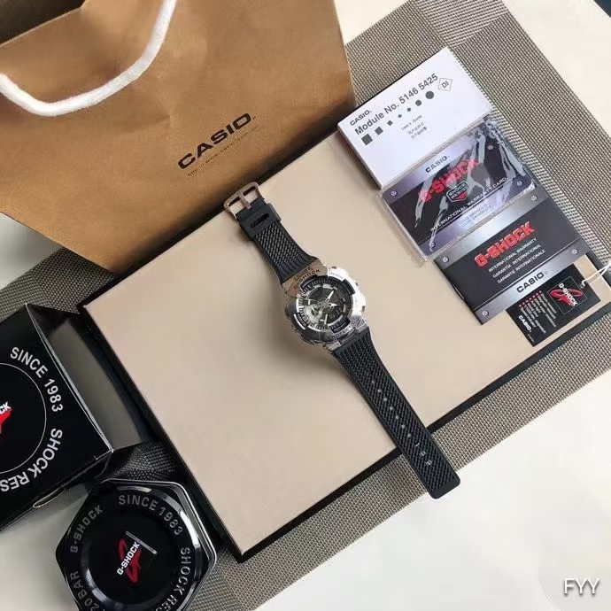 Casio watch men G-SHOCK Dark Ocean Steel Heart Poseidon Limited Edition Unyielding Light, awakening the classic to recreate the classic, based on the GA-110 series, evolving the classic to rebirth, metal case series GM-110, releasing three eye-catching co