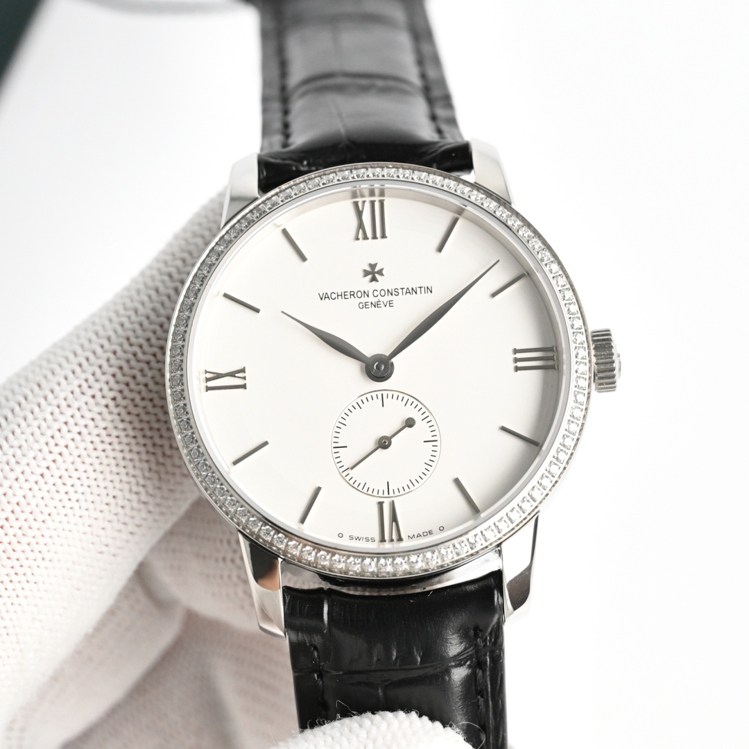 SJ white case 1200 gold case 1250 diamonds +50
Vacheron Constantin VC Heritage Collection men 's watch ??MO1 1? This watch is equipped with 4400as automatic mechanical timekeeping precision power reserve 40 hours Water resistance 30 m 2? Diamond-encrusted