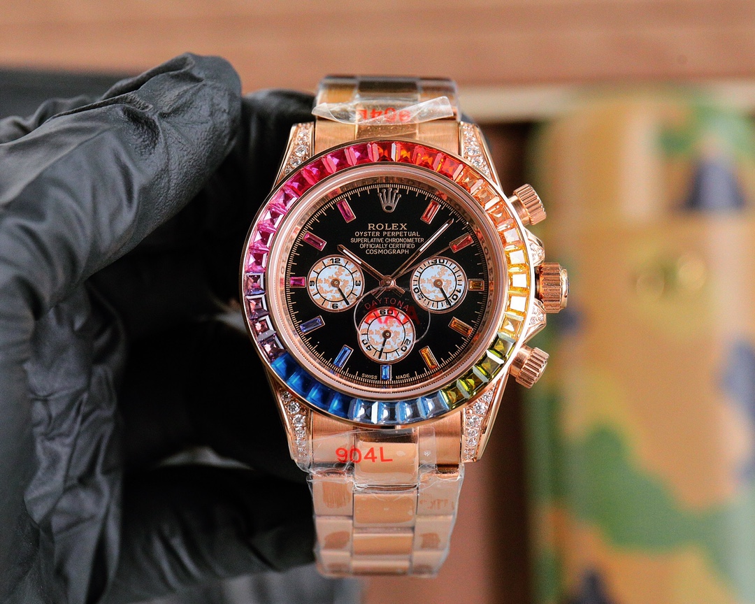 ?? ROLEX Daytona automatic mechanical stainless steel case size 43mm coated glass stainless steel strap original buckle the Rolex Daytona you can't put down once and for all