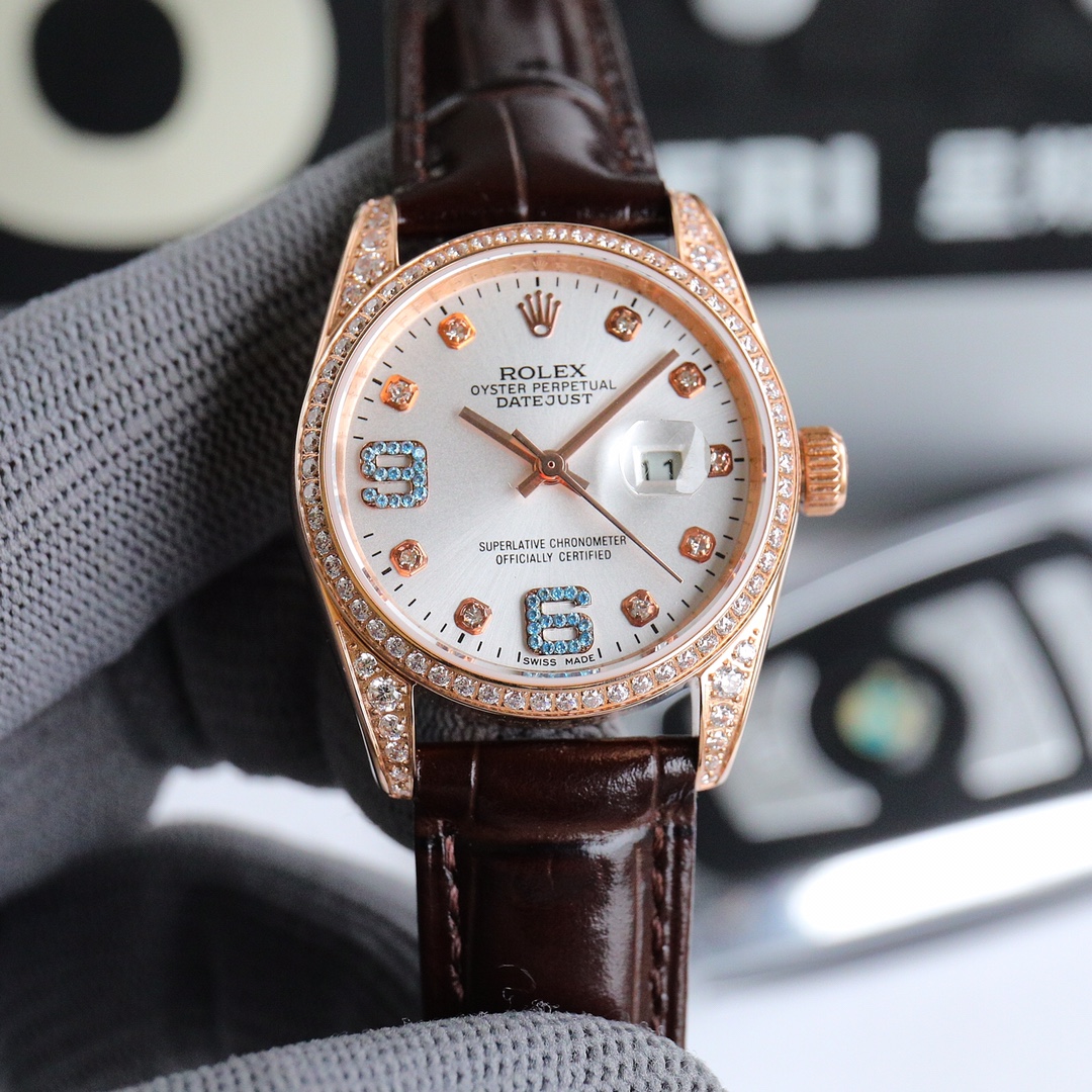 ROLEX Datejust Rolex Little Red Book bestseller, must-have for the best goddess... ?????? ELEGANT and beautiful and eye-catching ?? equipped with Japanese original imported NH05 automatic mechanical zero repair! ???? ELEGANCE and beauty eye-catching equip