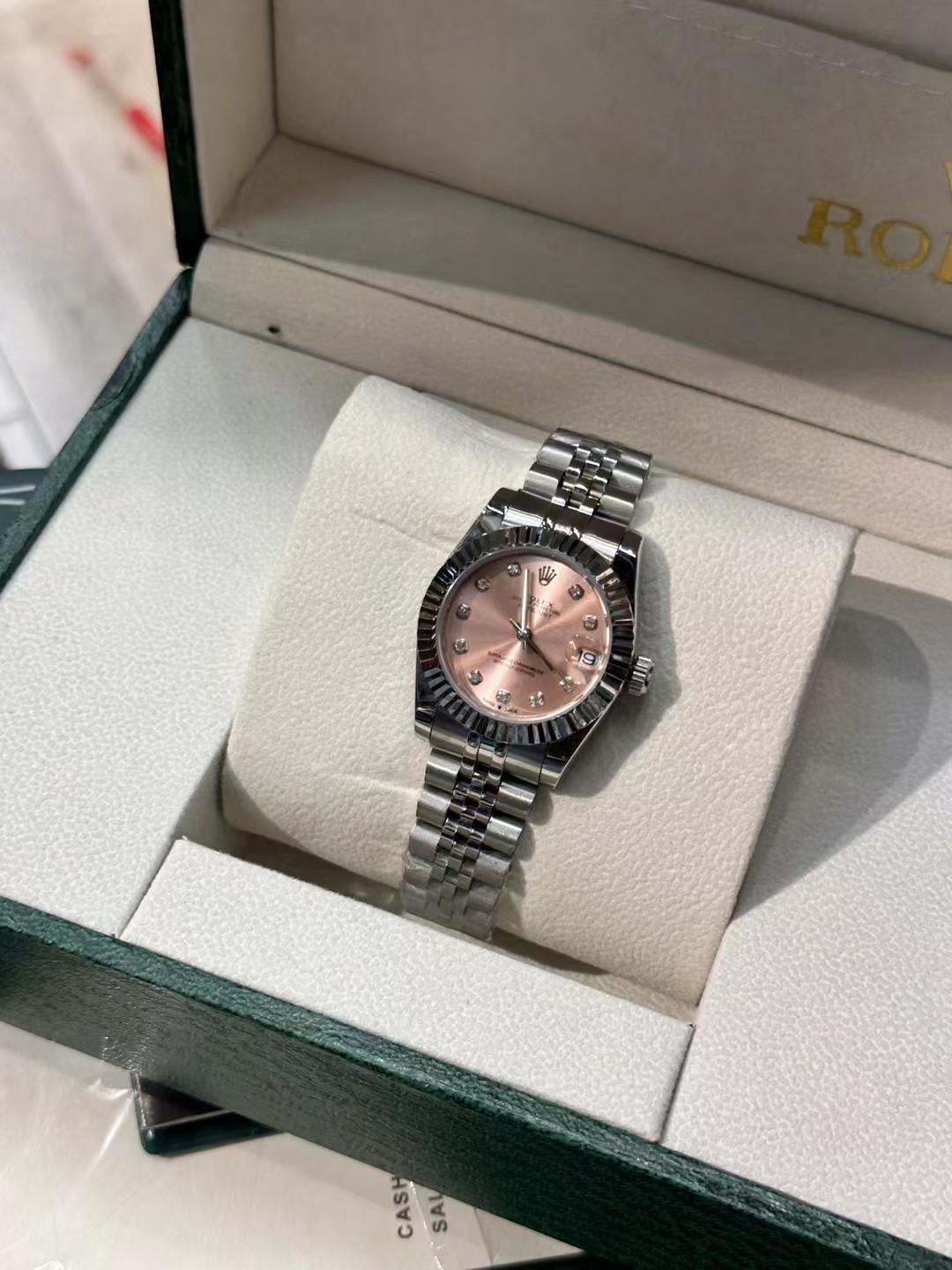 Rolex Datejust cherry Blossom pink