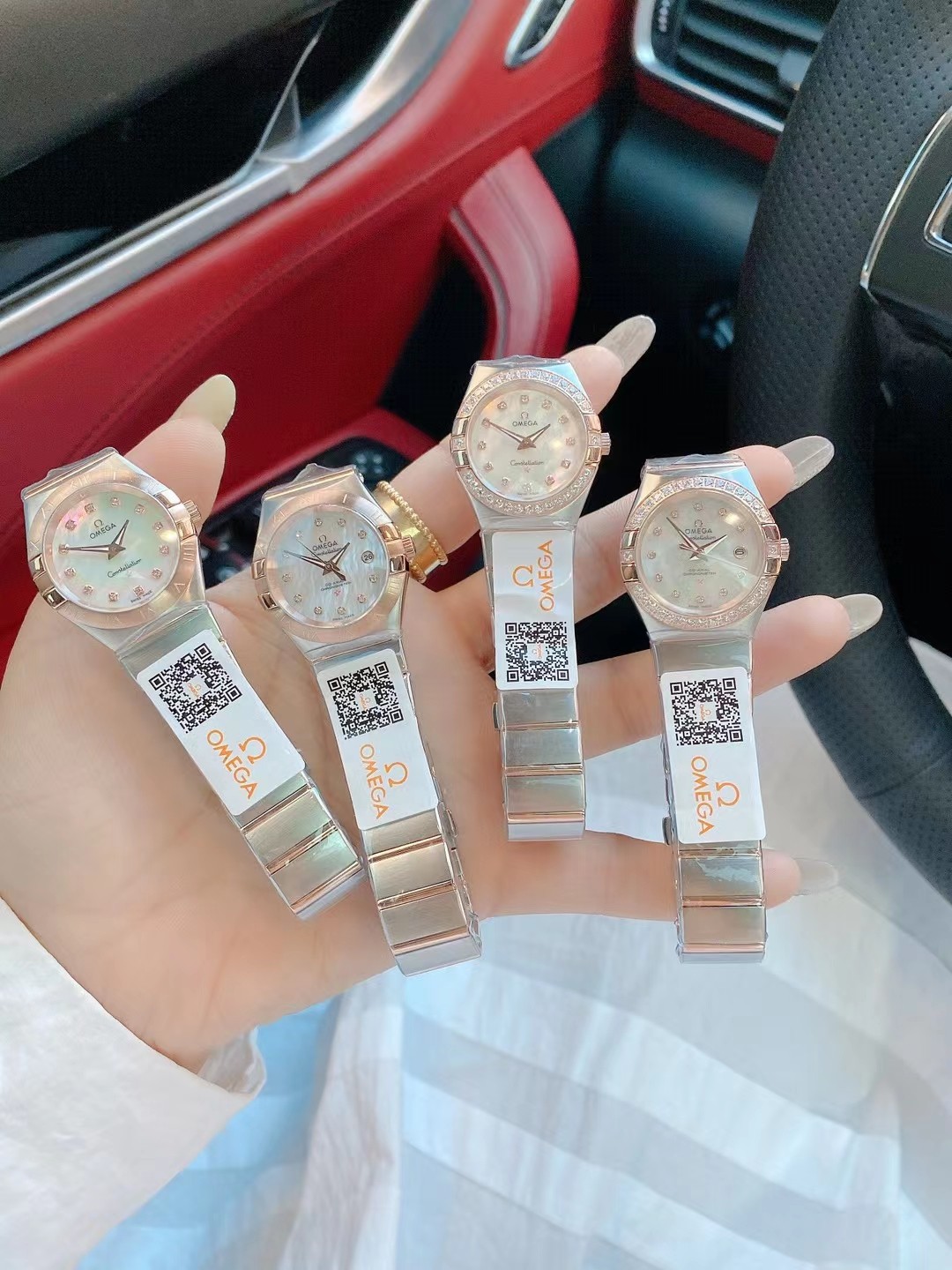 ?? Omega, Constellation collection... Couple models ?? between gold ? between rose gold straps are available... Quartz imported movement ?? Sapphire crystal ?????? Diameter: 38mm27mm? ? ? ? ? ? 240.260