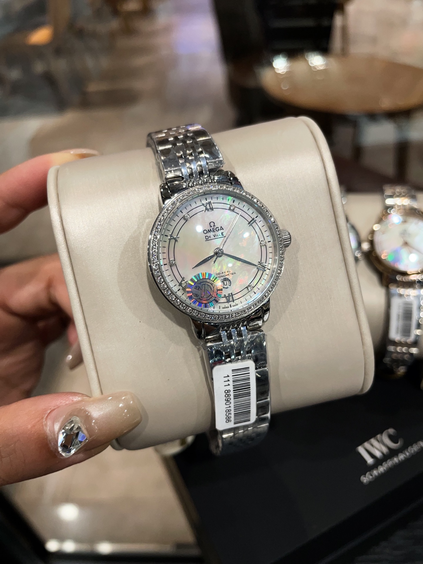 OMEGA -OMEGA ?? ?? Ladies watch imported quartz movement 316L stainless steel case 34mm diameter 8mm thick ?? This watch is beloved by women, with all four seasons of clothing, exudes elegance [roses] on different occasions ?? shining their respective uni
