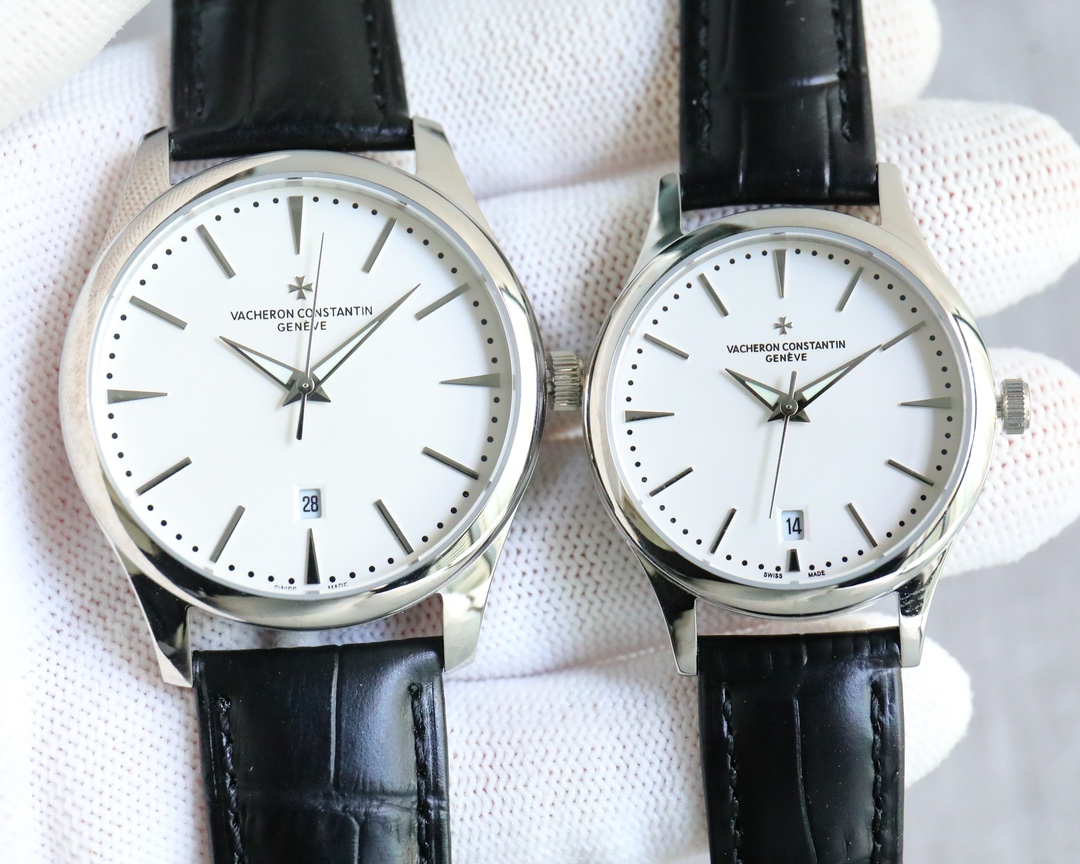 Batch ?? White case: 230 gold case: 240 steel band ?10
?? Vacheron Constantin 2023 New model ?? Couple watch Original imported quartz movement Mineral glass mirror 316L Stainless steel case Diameter 40mm for men 30mm for Women 8mm thick ?? If today's sun 