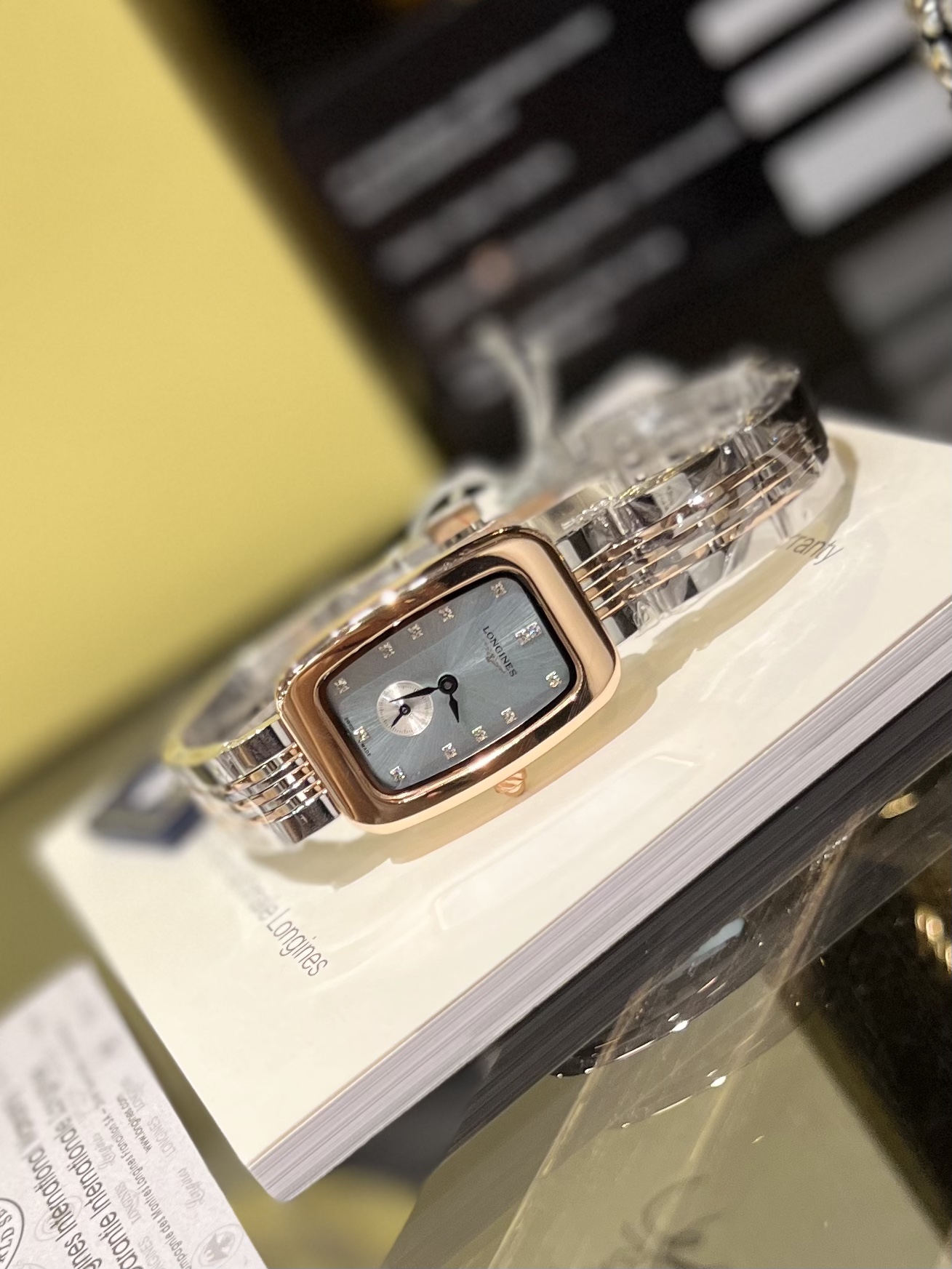 Batch ?? Silver 300 interrose 350 Knight model steel arrival! LONGINES Equestrian ?? latest Rider collection ladies' watch! ?? The small models have a square shape, with rounded corners instead of sharp square edges, and the original ribbed crown and embo