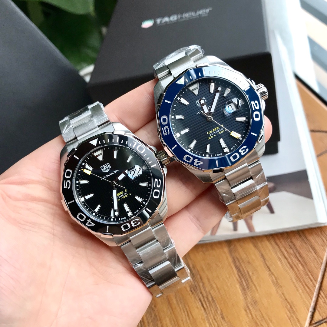 Batch :1450 Packaging :50 Li Yifeng's same style! Hard, genuine TAG Heuer Submariner series mechanical watch, counter 16500. 43mm case diameter, sapphire crystal, super luminous hands, original movement, supports disassembly for inspection, 300m deep wate