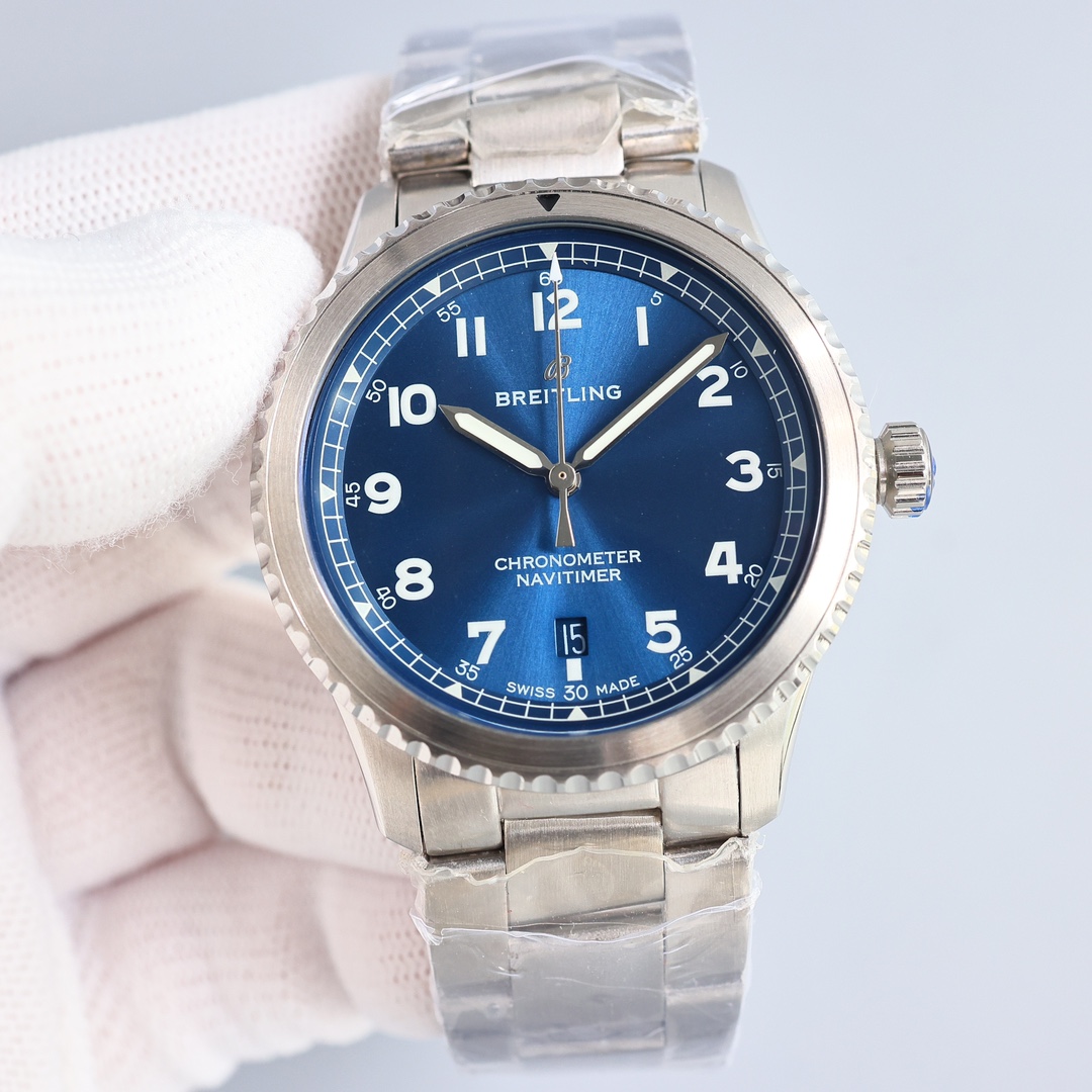 Leather strap: White case 1450 Rose gold 1500
Steel belt: 1550
[Rose][Rose][Rose] Breitling Pilot Legend Aviation Collection, classic, simple and elegant design, stylish and elegant, automatic mechanical watch, with 2824 movement, accurate timekeeping and