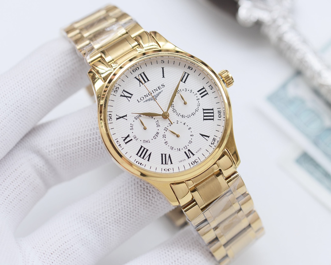 Leather strap 470, steel strap 490, steel strap ?20
Brand: Longines????
Type: Men watch ????
Case: Top 316 stainless steel L
Strap: Imported calfskin strap /316L stainless steel strap
Movement: Automatic mechanical movement ??
Mirror: Mineral scratch-resi