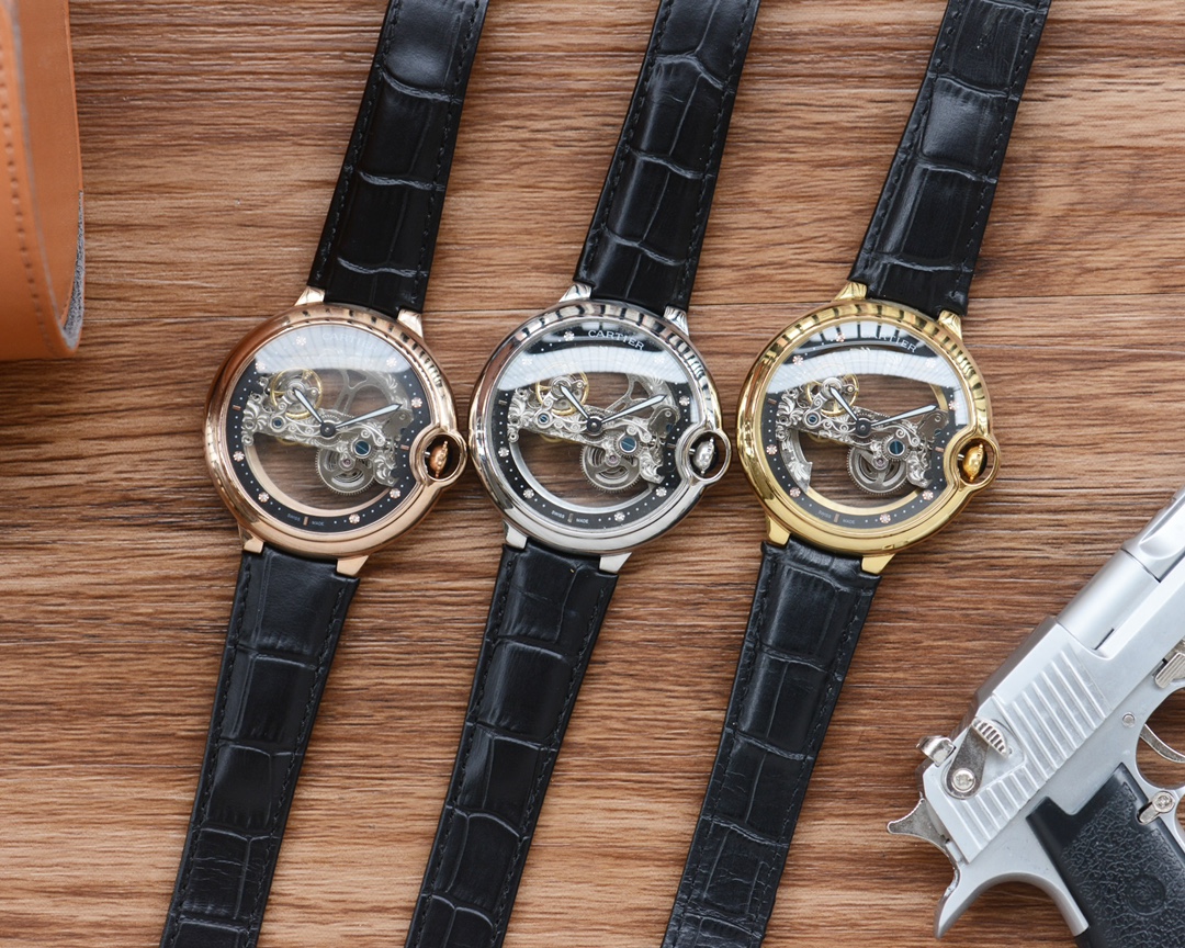 Belt 520, steel belt 550
Men love skeletonized watch ??
[Latest] : Cartier ?? best designs ?? Exclusive launch ??
?? Type ?? : Fine men's watch
[Strap] : Genuine cowhide /316 stainless steel strap
?? Movement ?? : Automatic mechanical movement
[Mirror] : 