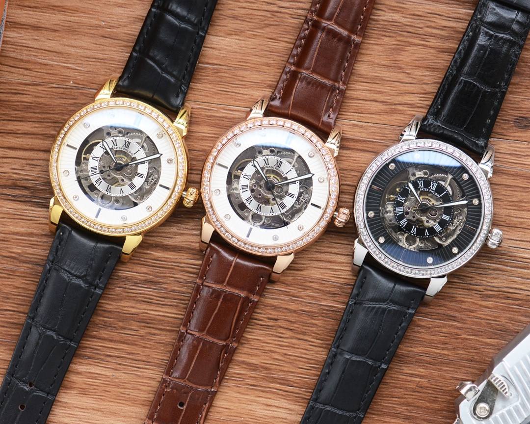 Belt 550, steel belt 570
Men love skeletonized watch ??
[Latest] : Patek Philippe ?? best design ?? Exclusive launch ??
?? Type ?? : Fine men's watch
[Strap] : Genuine cowhide /316 stainless steel strap
?? Movement ?? : Automatic mechanical movement
[Mirr
