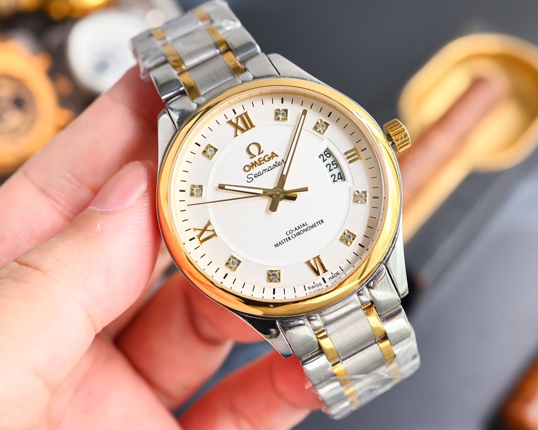 Belt 560, steel belt 590, gold and white
Men love three-hand watch ??
[Latest] : Omega ?? Best designs ?? Exclusive release ??
?? Type ?? : Fine men 's watch
[Strap] : Genuine cowhide /316 stainless steel strap
?? Movement ?? : Citizen mechanical movement