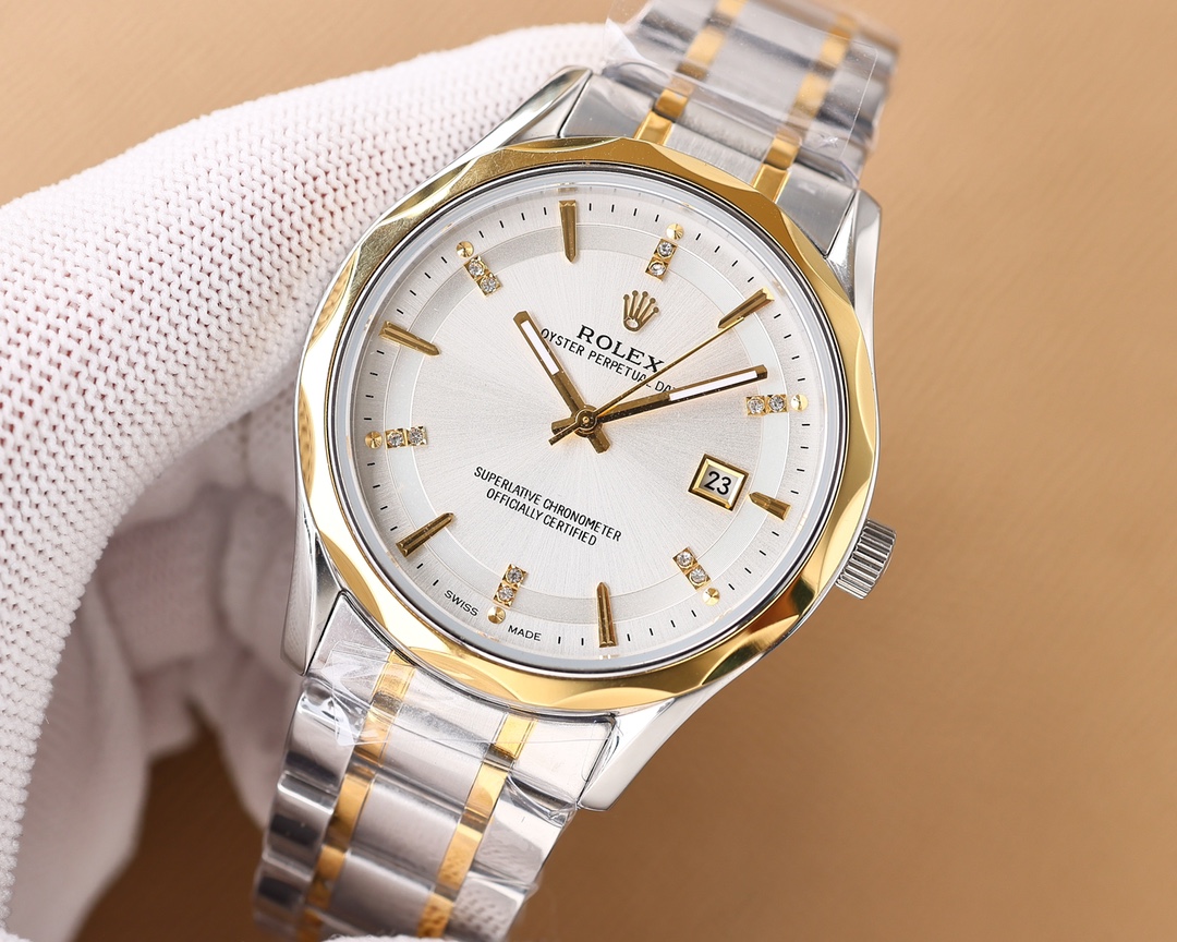 Belt 650 Steel belt 700. The new Rolex Business series, all in 316L stainless steel, with the dial featuring a finely polished sunray for a clearer time reading! Upscale and grand! 316L stainless steel for a perfect polygonal curved case! Paired with sapp
