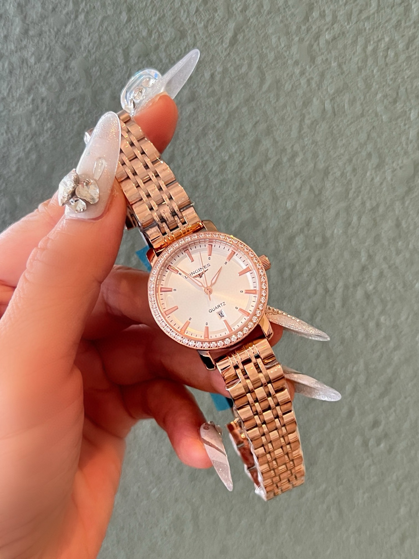 White belt 220, gold belt 240, steel belt +20, ceramic belt +40. [New Style Classic Hot Sale] Longines - Ladies watch Imported quartz movement Mineral tempered glass 316L Stainless steel case Genuine leather strap Fashionable design Elegant and grand Size