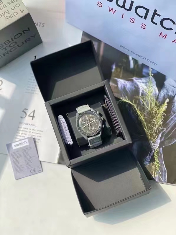 Double Eleven recommendation ?? Full pack Omega Swatch collaboration 2 ? Mercury Mission (dark grey)