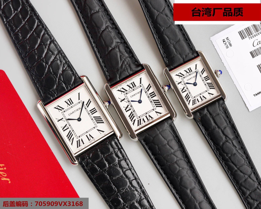 Bay ? ?? ? machine factory quality goods mould high-end replica, Cartier - SOLO tanks TANK SOLO W52 series movement by Swiss 762 movement, watchcase ? ? face side ? use round shape bead ? crown, set ? one or embedded ? ? round convex ? ? into ? spinel, in