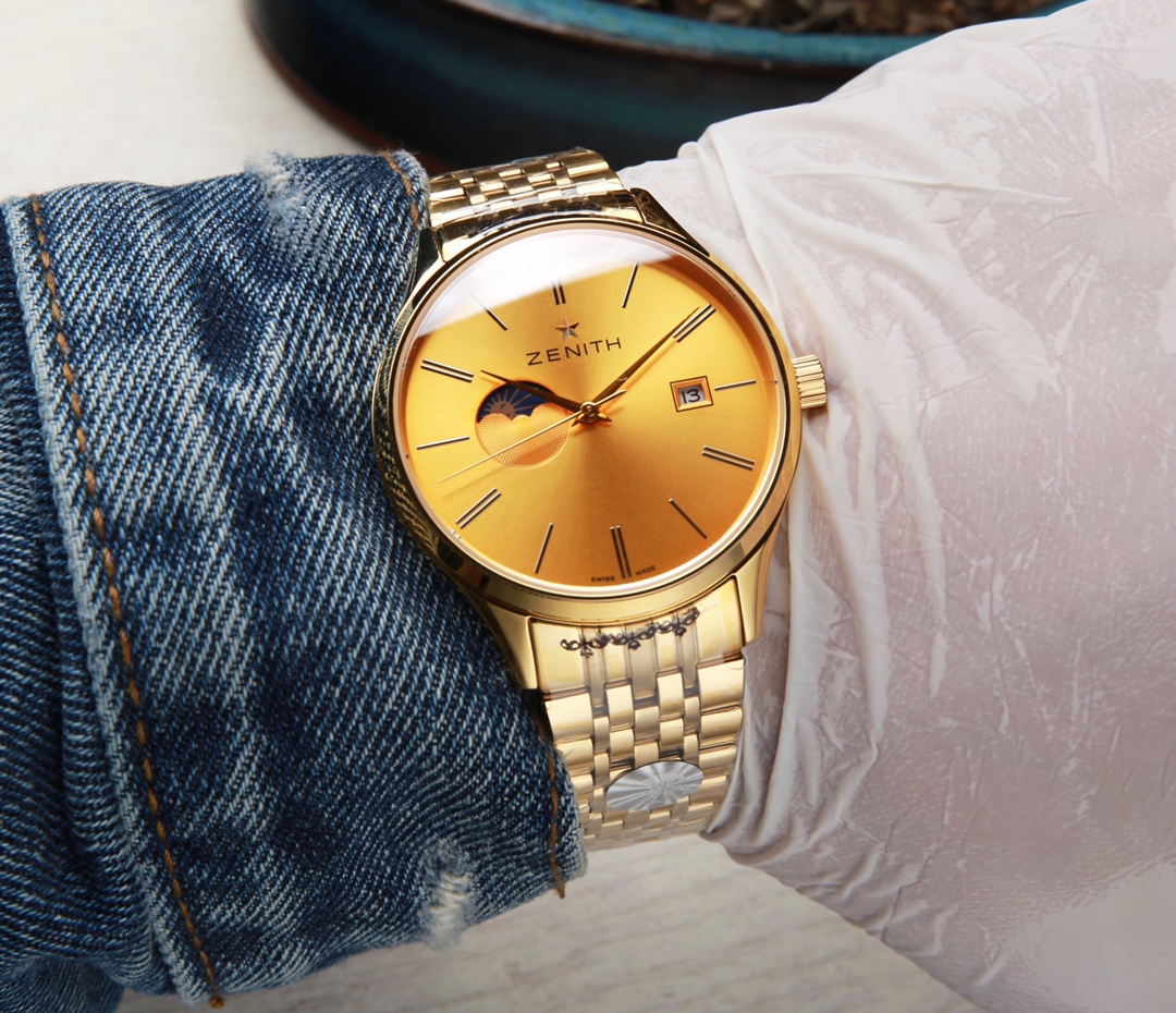 Produced by Taiwan: White Steel 680. ?? ?? ?20. (All products have been strictly tested for water pressure resistance, water resistance up to 120 m ??)
Taiwan factory J5, Zenith, Sun Moon Star series, with custom original imported 8217 movement (0 repair 