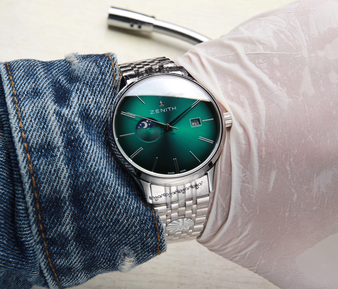 Produced by Taiwan: White Steel 680. ?? ?? ?20. (All products have been strictly tested for water pressure resistance, water resistance up to 120 m ??)
Taiwan factory J5, Zenith, Sun Moon Star series, with custom original imported 8217 movement (0 repair 