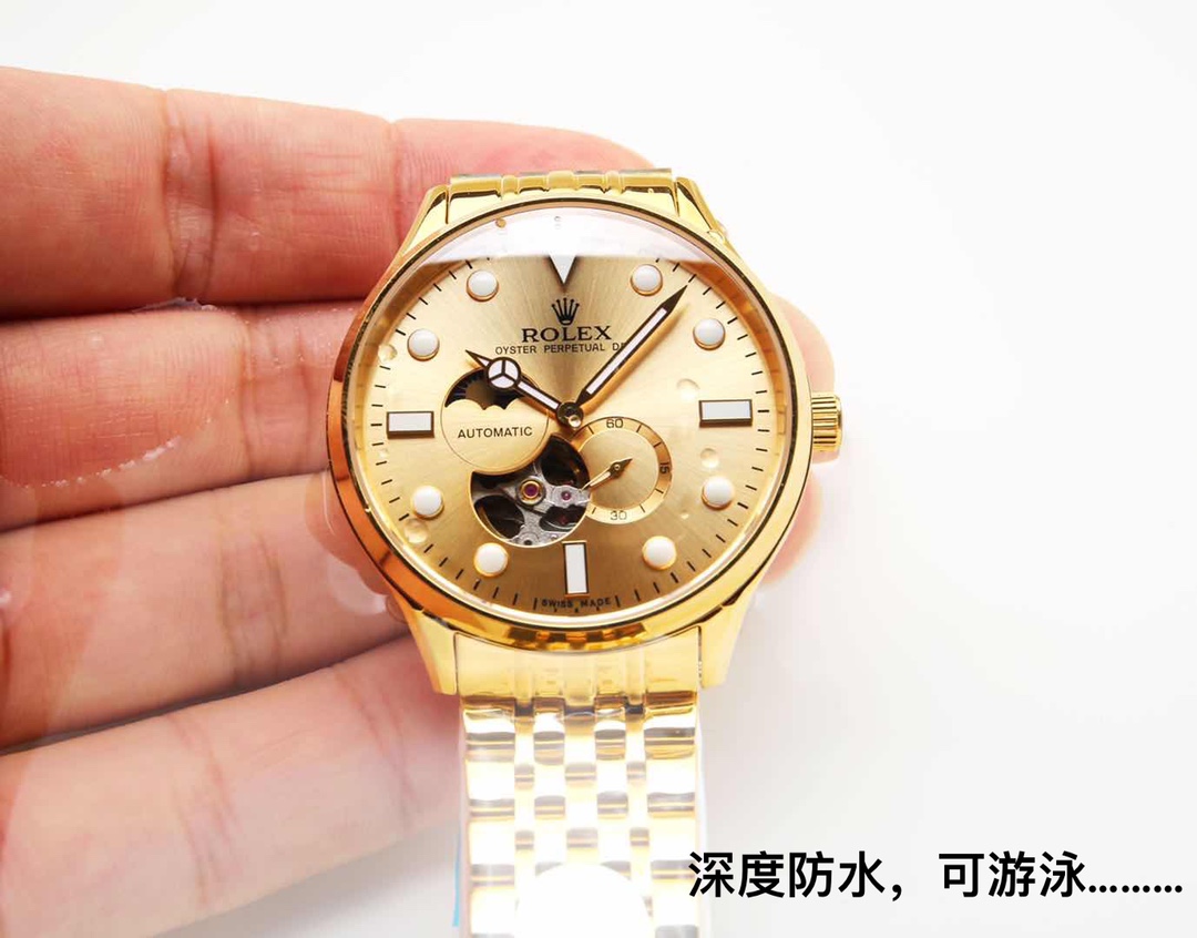 Taiwan factory production: White steel P: 700. Gold ?20. (All products have been strictly tested for water pressure resistance, water resistance up to 120 m ??)