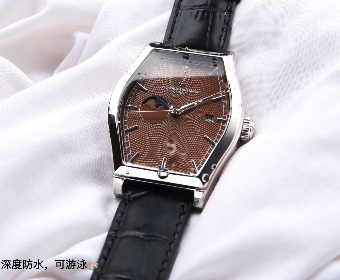 Taiwan-made: White leather P: 700.
(THIS product has undergone strict water pressure TEST, water resistance up to 120 m ??)